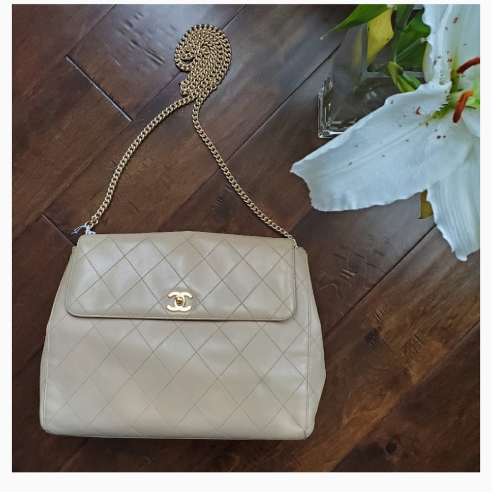 Vintage Chanel Jumbo Wild Stitch Flap